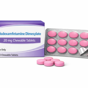 Lisdexamfetamine Dimesylate 20 mg (Chewable)