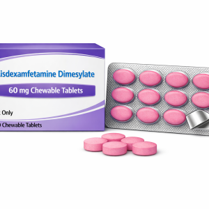Lisdexamfetamine Dimesylate 60 mg (Chewable)